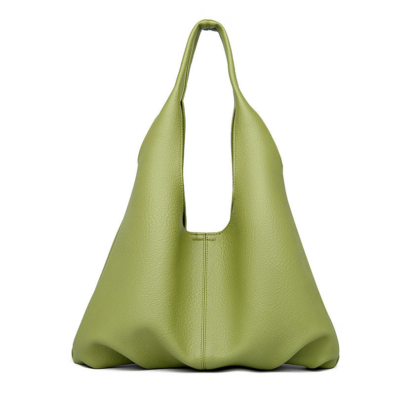 Women’s Large Capacity Underarm Bag – Fashion Solid Color Shoulder Bag