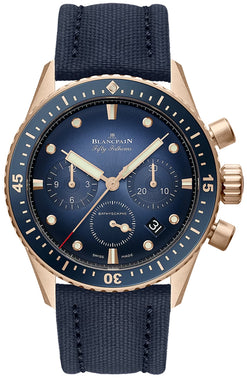 blancpain fifty fathoms bathyscaphe 18kt rose gold men's watch_1