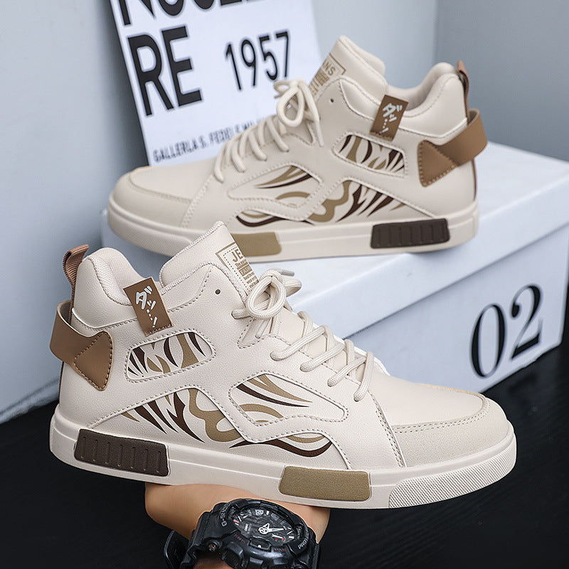 Men’s High-Top Sports Shoes – Plus Size Student Sneakers