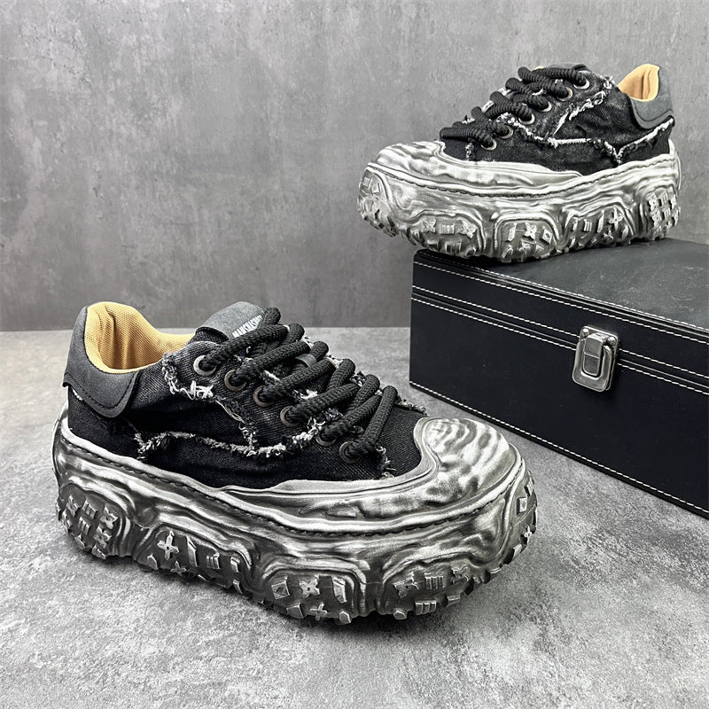 Men’s Retro American Style Sneakers – Fashion Versatile Casual Shoes