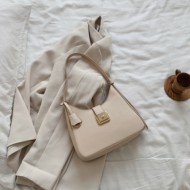 French Retro Casual Shoulder Bag for Women