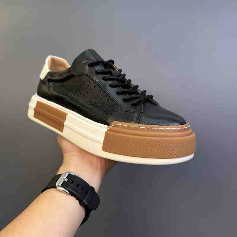 Men’s Casual Leather Sneakers – Soft, Breathable & Genuine Leather