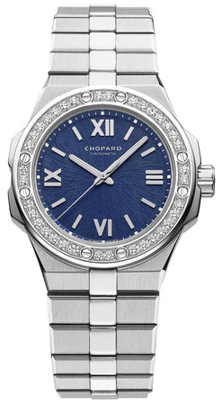 chopard alpine eagle stainless steel diamond lady's watch