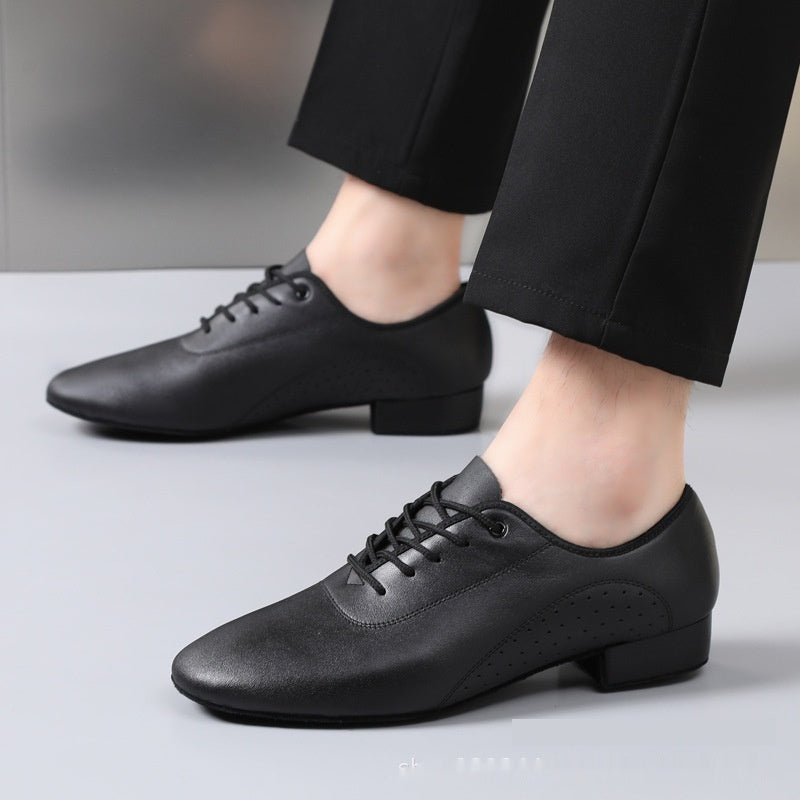 Men’s Modern Dancing Shoes – PU Leather Ballroom & Latin Shoes