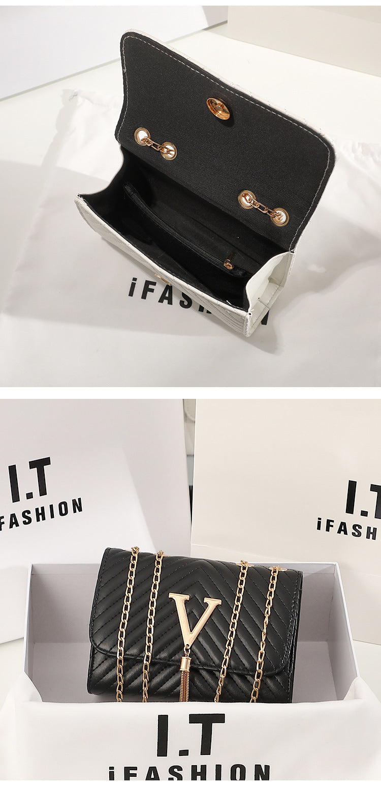 Fashion Chain Versatile One-Shoulder Messenger Bag for Women