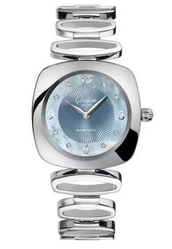 glashutte original lady collection pavonina stainless steel lady's watch