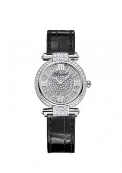 chopard imperiale automatic 18k white gold & diamonds lady's watch