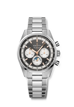 zenith chronomaster original stainless steel men's watch_5