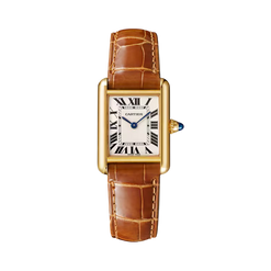 cartier tank louis cartier 18k yellow gold lady's watch_1