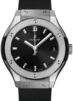 hublot classic fusion titanium lady's watch