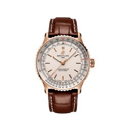 breitling navitimer automatic 41 18k red god men's watch