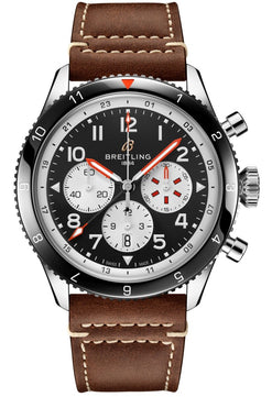 breitling super avi stainless steel men's watch