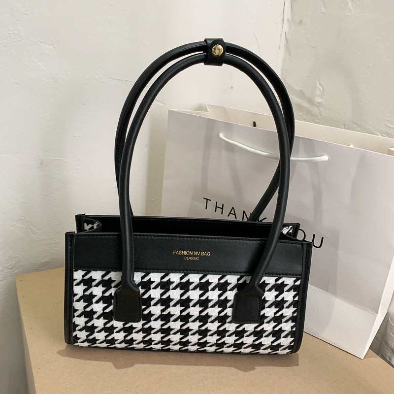 Women’s Plaid Handbag – Autumn & Winter Fashion Versatile Bag