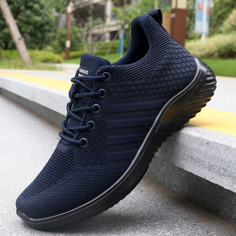 Men’s Breathable Mesh Sneakers – Durable Polyurethane Casual Shoes