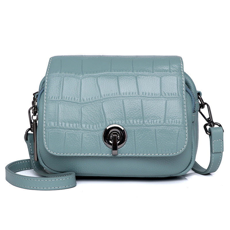 Women’s Korean Cosmetic Messenger Bag – Simple Solid Color Bag