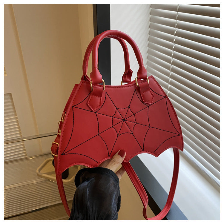 Halloween Spider Web Saddle Bag – Fashion Crossbody for Women