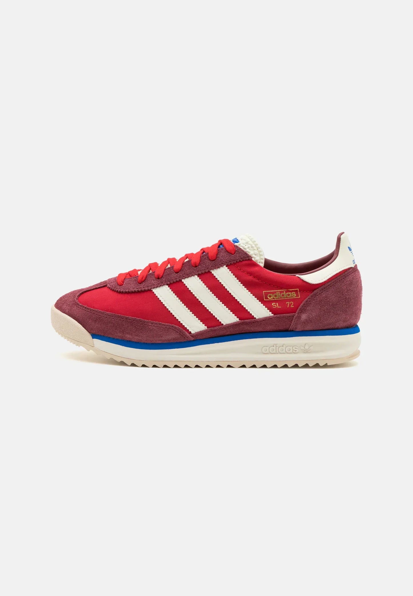 adidas Men's Originals SL 72 RS Shoes Shadow Red Off White Blue