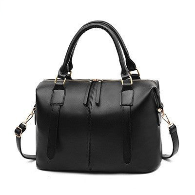 Women’s Leather Shoulder Bag – Stylish Big Vintage Handbag