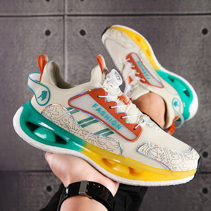 Men’s Sports Sneakers – Lightweight Breathable Mesh Running Shoes