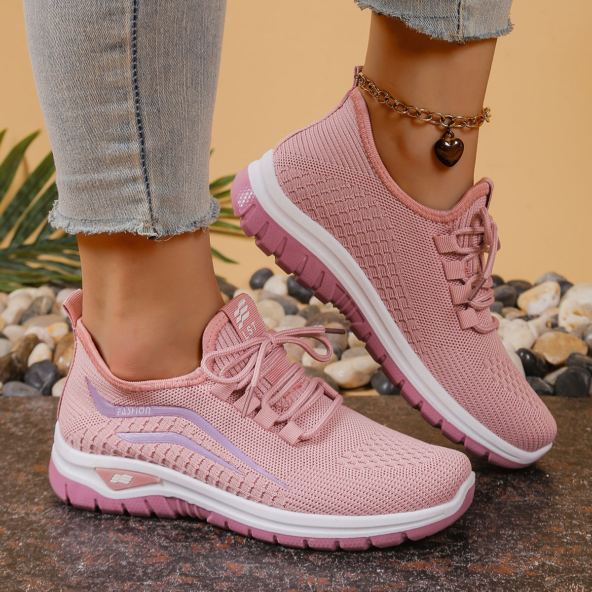 Women's Casual Sports Shoes | New Fashion Breathable Mesh Sneakers