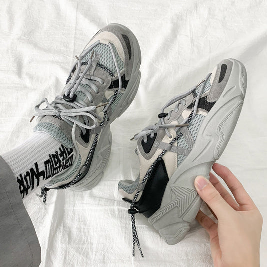 Men's Platform Dad Shoes Korean Style