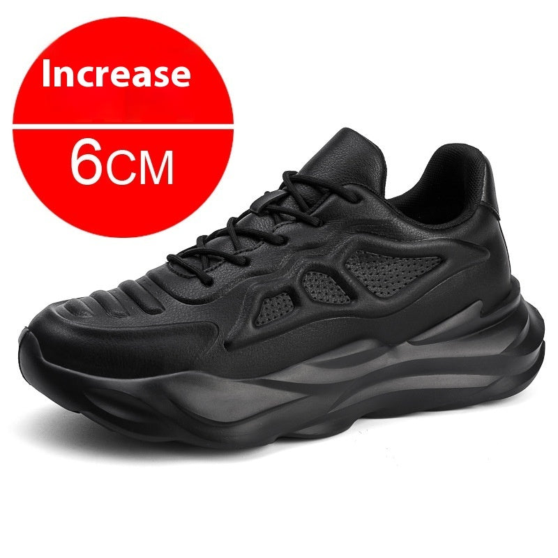 Men’s Breathable Summer Sneakers – Invisible Height-Increasing 8CM Clunky Shoes