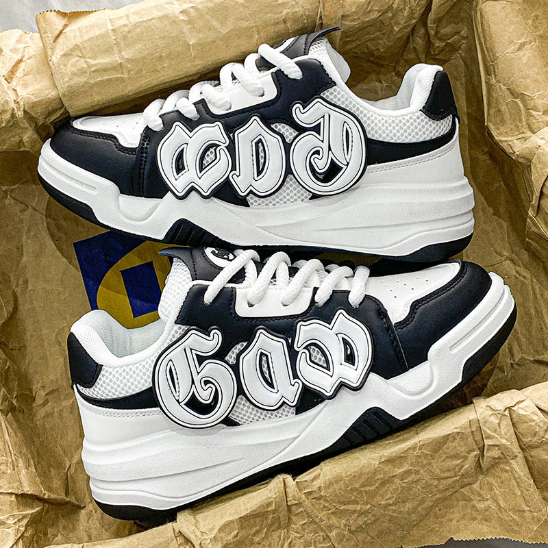 Men’s Mesh Platform Casual Canvas Shoes – Breathable Sneakers