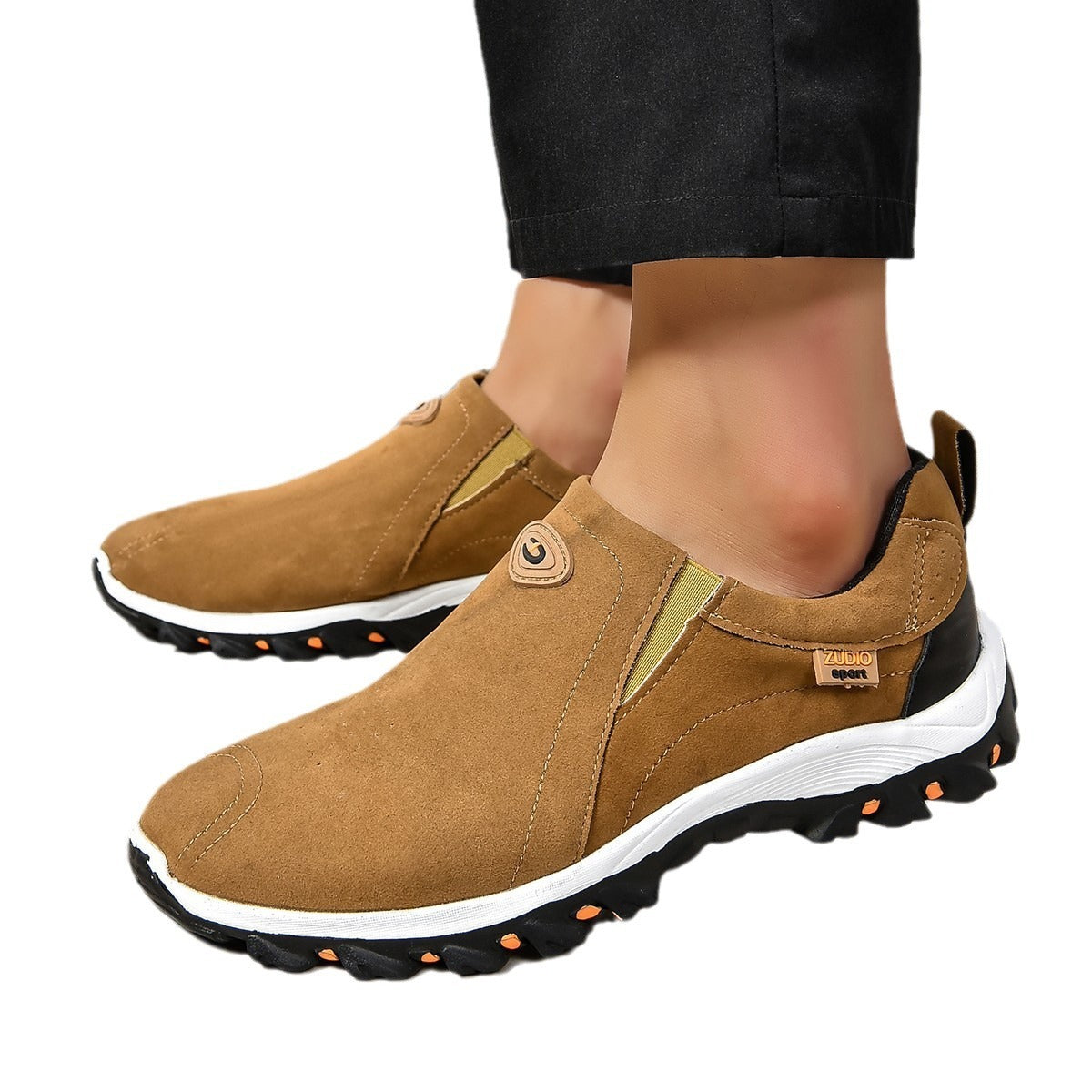 Men’s Fashion Round Head Thin Shoes – Shallow Mouth Casual Style