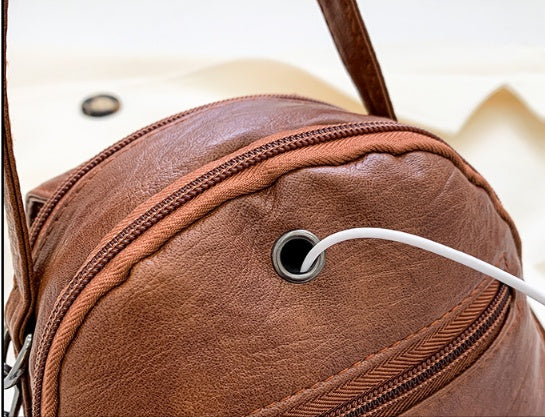 Women's Large-Capacity PU Soft Leather Single Shoulder Bag