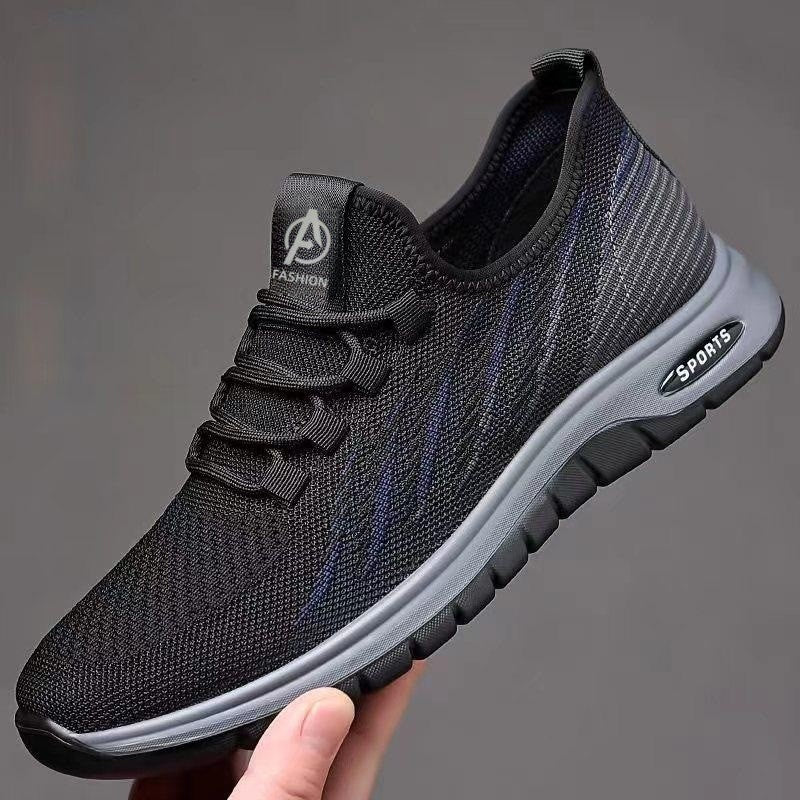 Men’s Summer Breathable Fly Woven Mesh Shoes – Lightweight & Comfortable