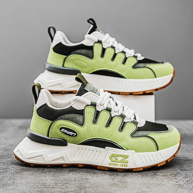 Men’s Fashion Mesh Sneakers – Trendy Casual Dad Shoes