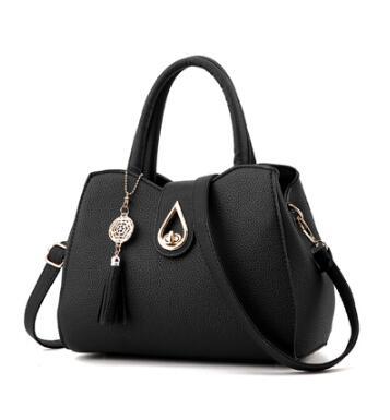 Women’s PU Leather Handbag – High Quality Tassel Tote Bag