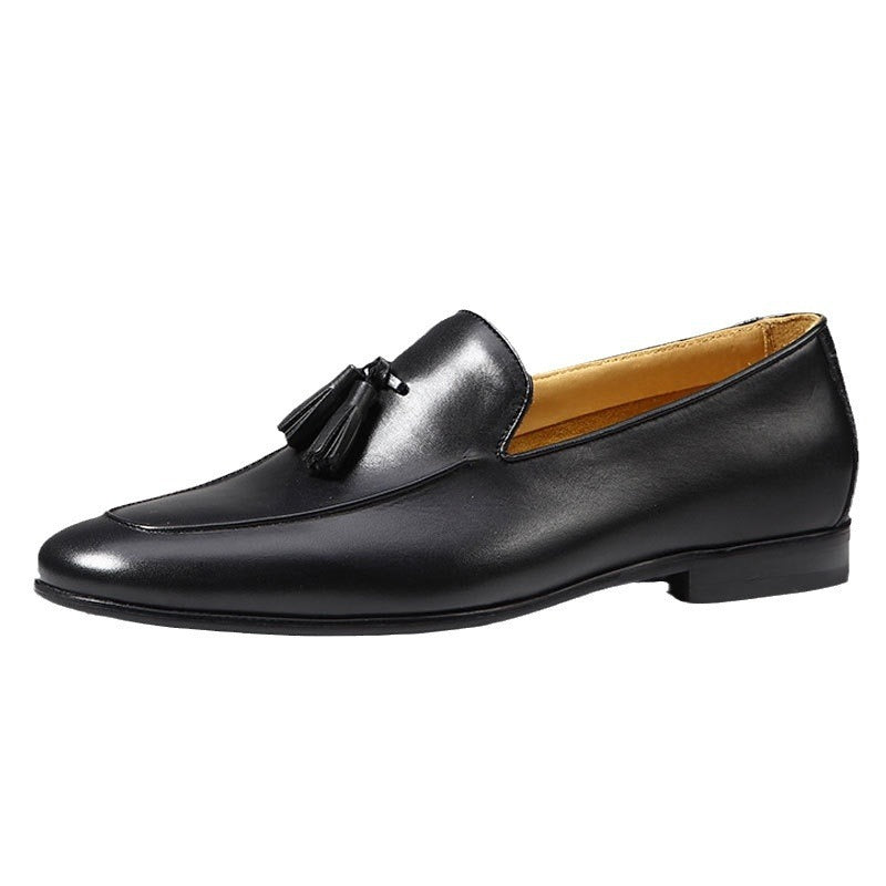 Men's Leather GOOD YEAR Tassel Summer Breathable Loafers