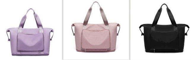 Women’s Foldable Gym Bag – Large Capacity Travel & Yoga Tote Bag