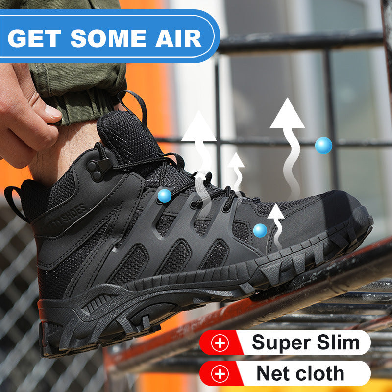 Men’s Heavy-Duty Outdoor Safety Boots – Anti-Stab Protection