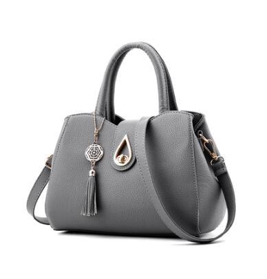 Women’s PU Leather Handbag – High Quality Tassel Tote Bag
