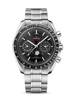 omega speedmaster two counters moonphase stainless steel & ceramic men's watch_2