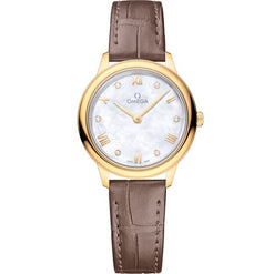 omega de ville prestige 18k yellow gold lady's watch_1