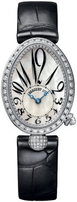 breguet reine de naples 18k white gold & diamonds lady's watch