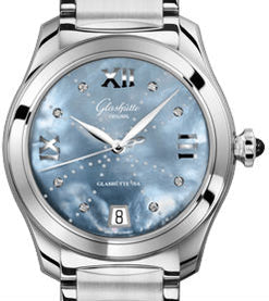 glashutte original lady collection serenade stainless steel & diamond lady's watch
