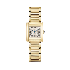 cartier tank fran?ise 18k yellow gold men's watch