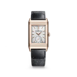 jaeger-lecoultre reverso tribute monoface small seconds 18k rose gold men's watch