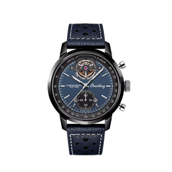 breitling top time b21 shelby cobra chronograph tourbillon ceramic & titanium men's watch