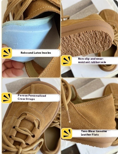 Women's Soft-soled Leather Shoes With A Comfortable Feel