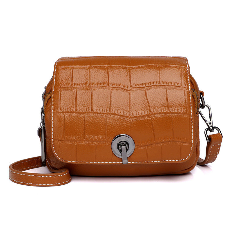 Women’s Korean Cosmetic Messenger Bag – Simple Solid Color Bag