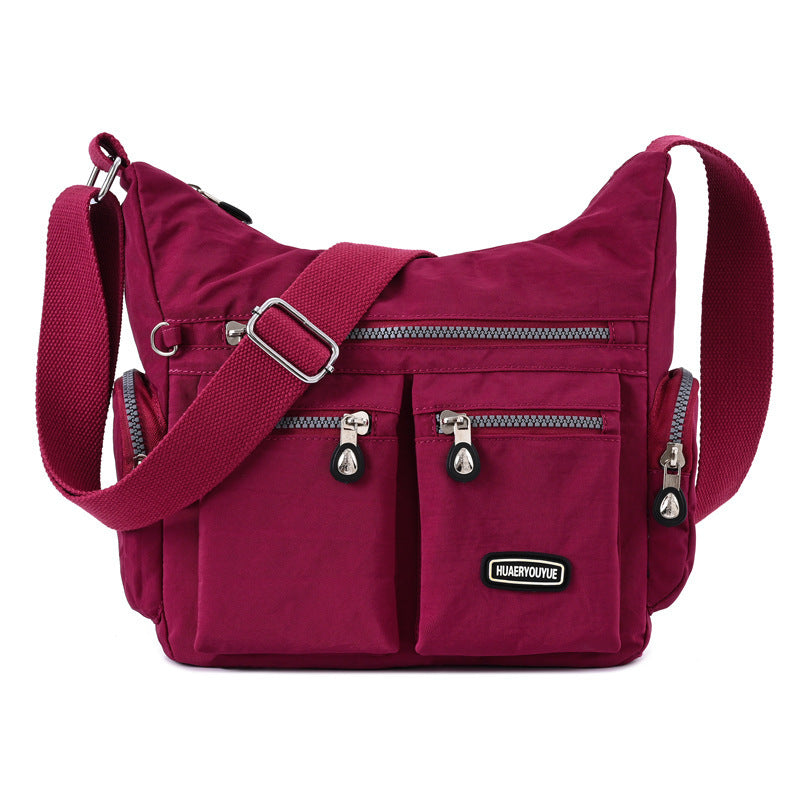Women’s Waterproof Shoulder Bag – Multi-Pocket Crossbody Bag