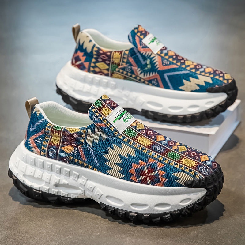 Men’s Height Increasing Shoes – Platform Slip-on Fashion Sneakers