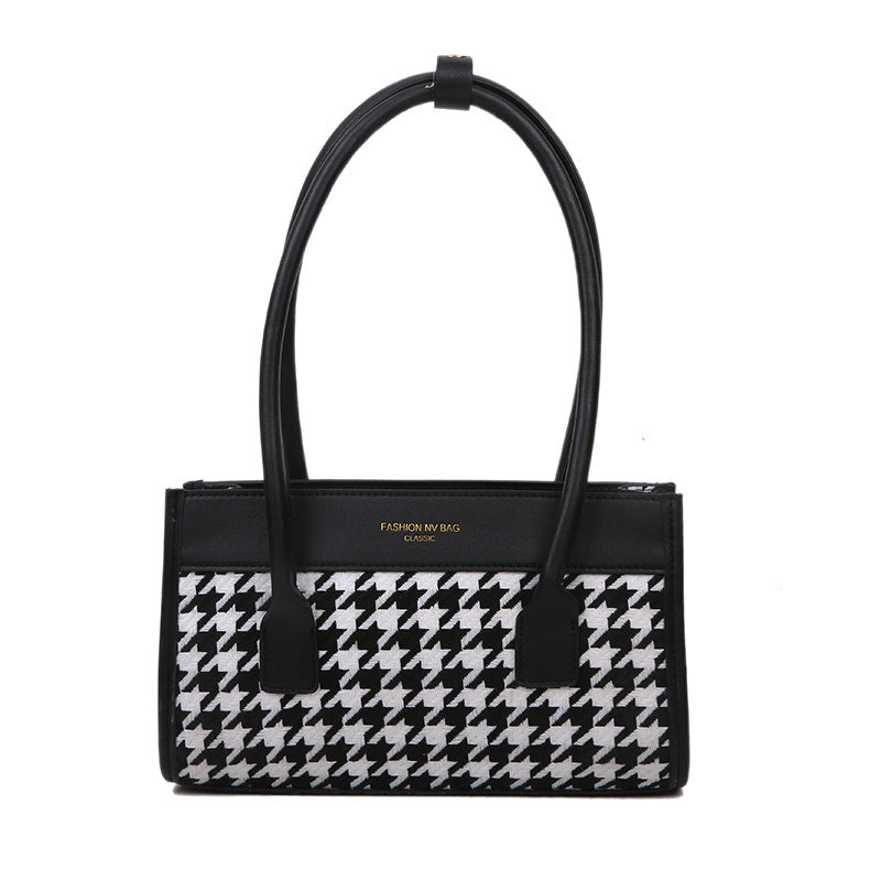 Women’s Plaid Handbag – Autumn & Winter Fashion Versatile Bag