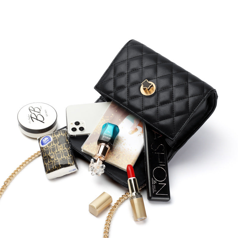 Trendy Quilted Chain Bag | Women’s Rhombic Shoulder Crossbody Popular Style