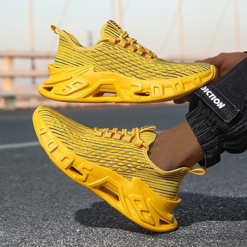 Men’s Plus Size Blade Running Shoes – Breathable Mesh, Fashion Sports Style